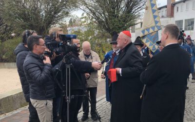 Kardinal Marx bei Wallfahrtsbasilika Tuntenhausen